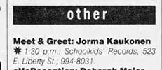 1995-12-09 Newspaper Advert